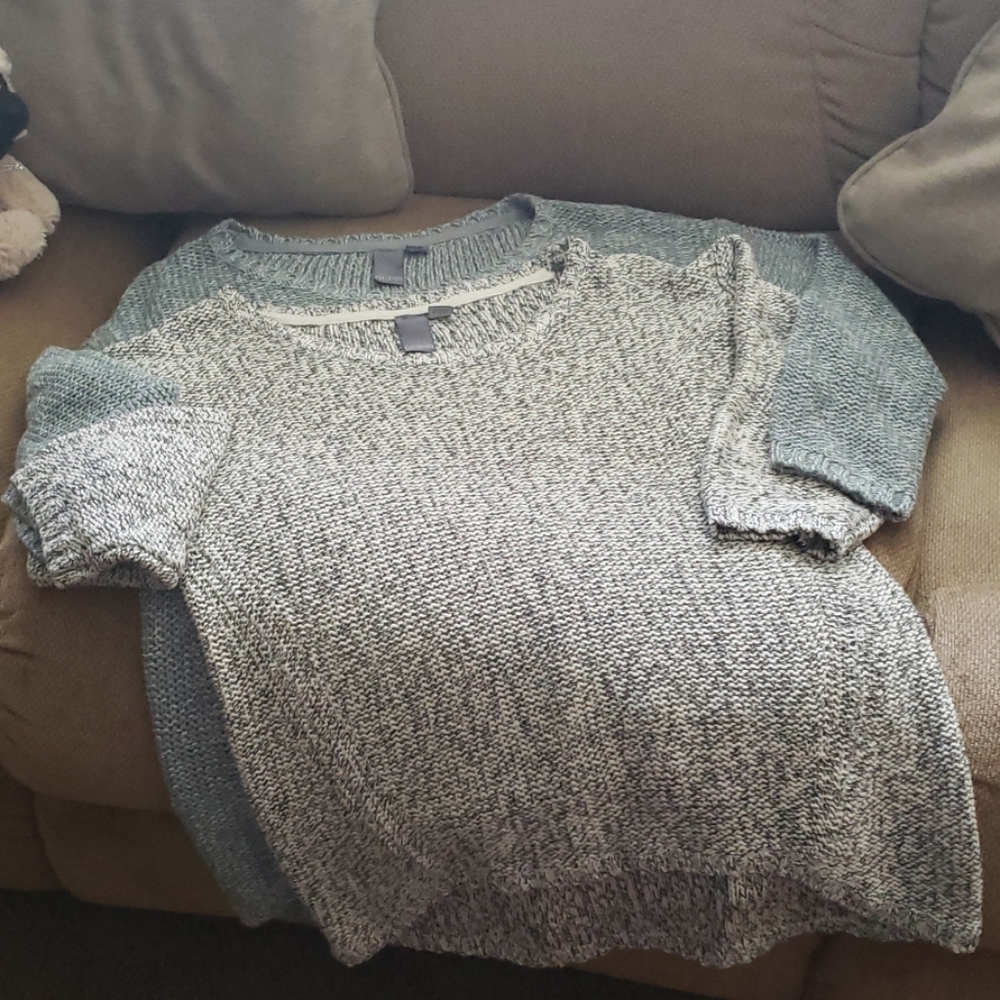 Two Knit Sweater tops by Quinn!